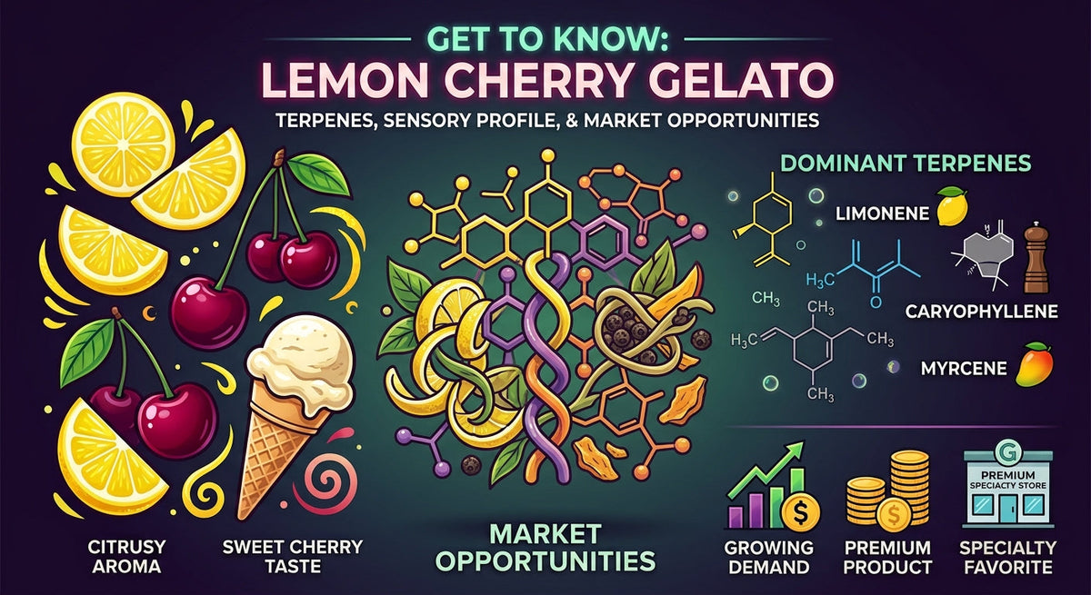Get to Know the Lemon Cherry Gelato Strain: Terpenes, Sensory Profile, and Market Opportunities