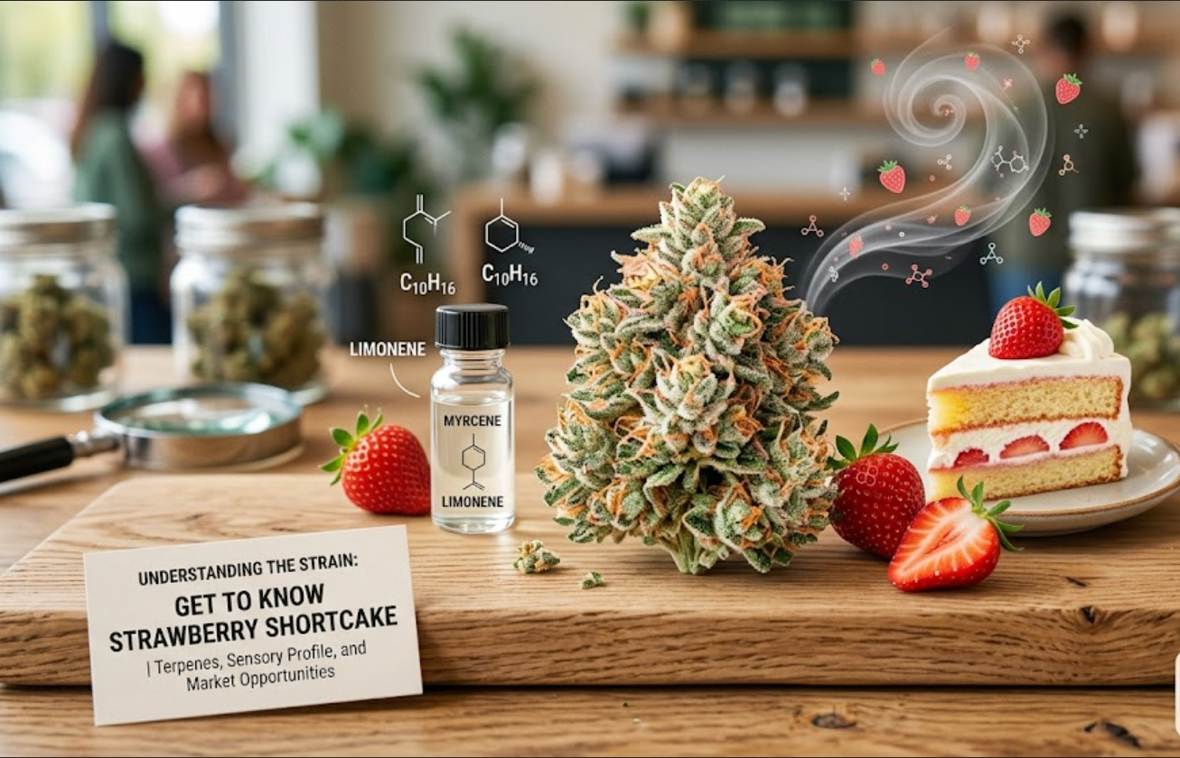 Get to Know the Strawberry Shortcake Strain: Terpenes, Sensory Profile, and Market Opportunities